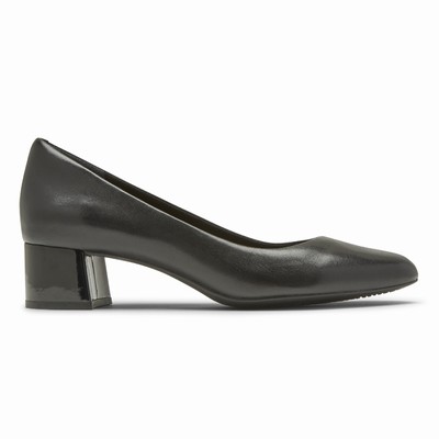 Salto Alto Rockport Total Motion Sydney Pump Mulher Pretas PT-20435